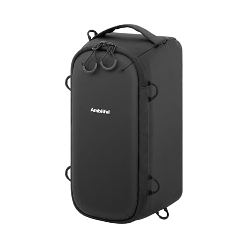 AMBITFUL Small Camera Cube Insert for Backpack Waterproof Padded Camera Insert with Dividers for Travel Photography Gear Organizer (5.5L)