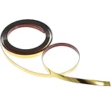 Veemoon Bande de Calfeutrage Auto-Adhésive en PVC Étanche 11 X 5 M Finition Dorée Brill...