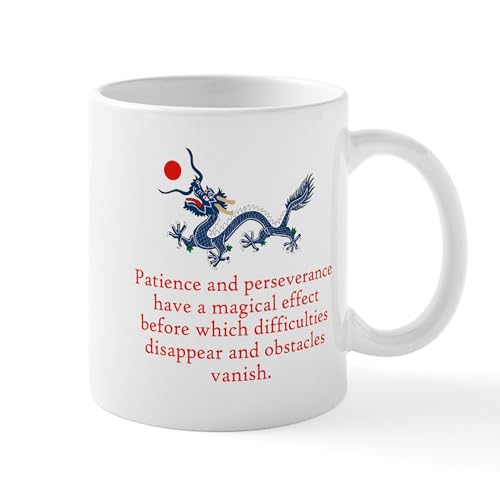 Taza de cerámica CafePress de 11 oz blanca miniatura 1