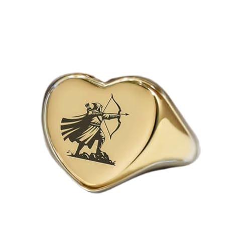 Bague archer cœur argent 925 plaqué or pour sublimer vos looks
