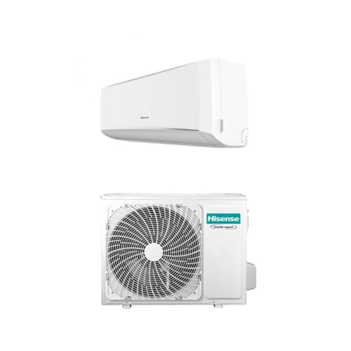 Climatiseur Hisense Halo+ 12 000 BTU R32 CBMR120RG ATMR120RW, 19 dB(A), évaporateur antibactérien, filtre à charbon, anti-moisissure, autonettoyant...