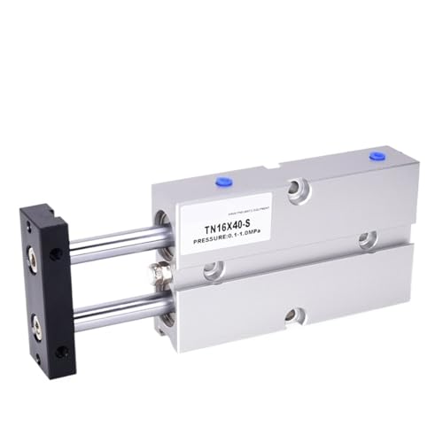 Cilindro neumático doble efecto TN10-10 de doble vástago y 20mm de alesaje 3
