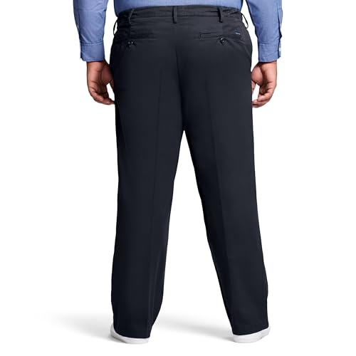 IZOD Men's Big-and-Tall American Chino Double-Pleated Pants, Navy, 52W x 34L by IZOD - Used condition - Image 5