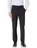 Van Heusen Men's Slim Fit Flex Stretch Suit Separate Blazer (Blazer and Pant), Black Pindot, 40 Short