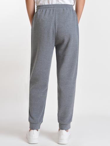 Latuza Women's Petite Lounge Pants Waffle Knit Joggers3