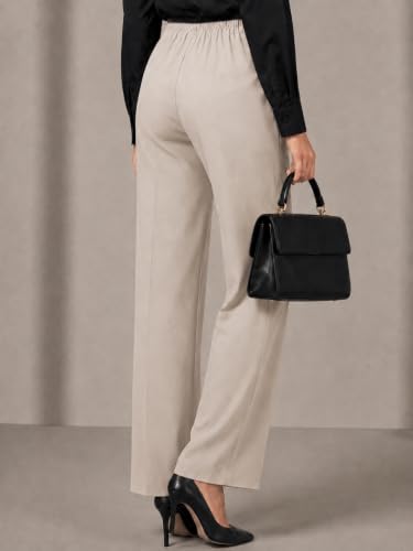 Image of Leriya Fashion Formal Pants for Women Office Wear |Trousers for Women - Straight Pants for Woman Formal Pant for Woman, Stretch Lycra Workwear Trousers