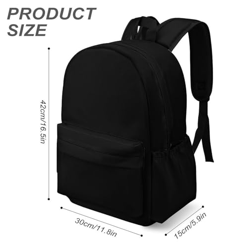 Travel Laptop Backpack Water Resistant Bag Unisex Decor Backpack Computer Bag Black3