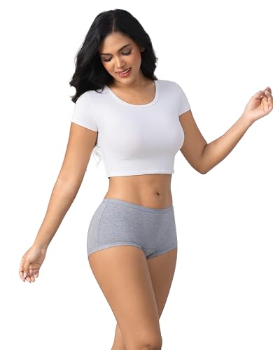 Image of Goat Union Organic Cotton Boyleg Period Underwear for Women & Teens - Moderate Absorbency Period Panty