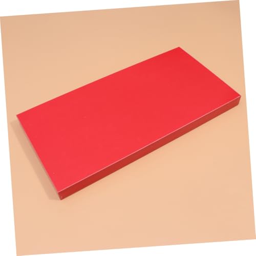 Étagère murale invisible rouge VALICLUD en plastique pour salon