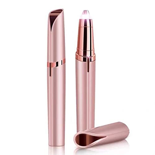 BODYA Recortadora de cejas eléctrica para mujer Depiladora de cejas sin dolor Eliminador de vello facial Moldeador de cejas impecable Depilación y afeitadora de cejas para cara y cuerpo femeninos