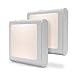[2Pack] Vintar Plug-In Led Night Light with Auto Dusk to Dawn Sensor,Adjustable brightness Warm White lights for Hallway,Bedroom, kids Room, Kitchen, Stairway,Bathroom