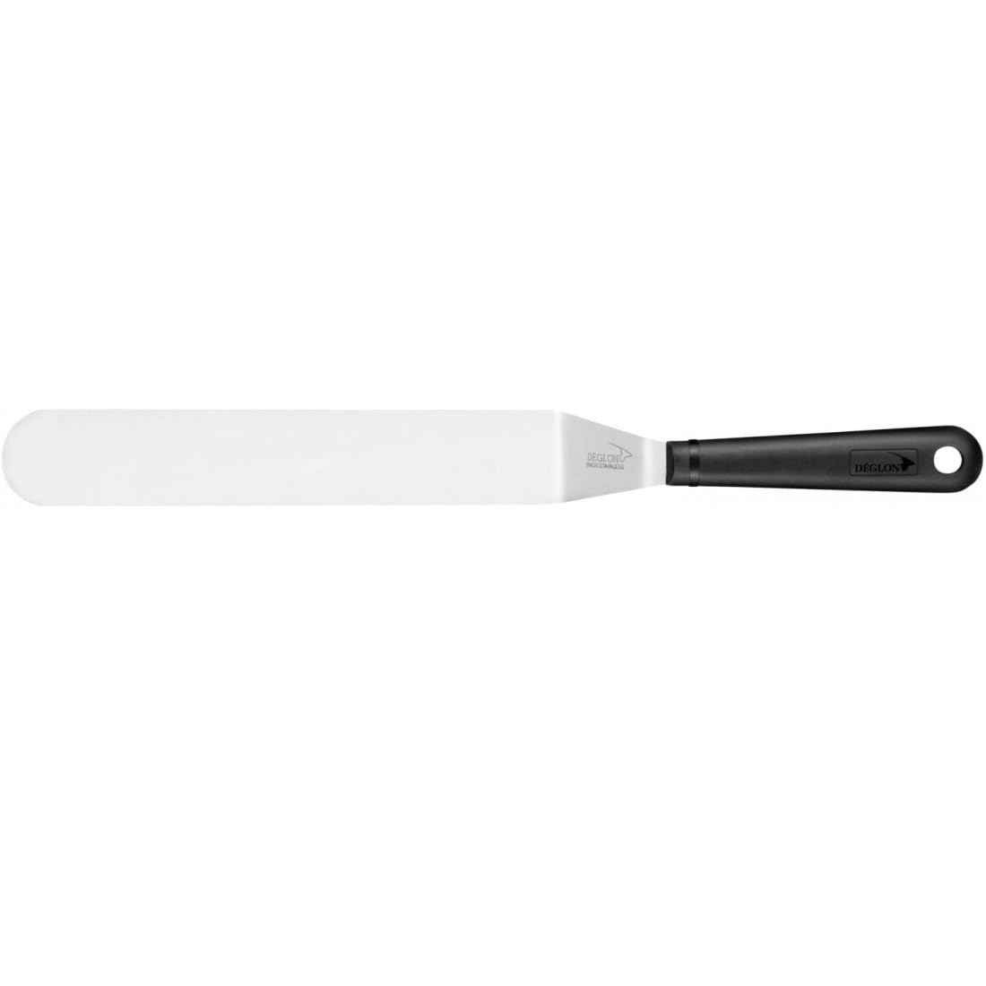 Deglon gekröpft Palette Messer, schwarz, Edelstahl, schwarz, 30 cm
