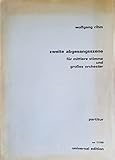  2. Abgesangsszene: Songs After Fragmentes by F. Nietzsche and Novalis
