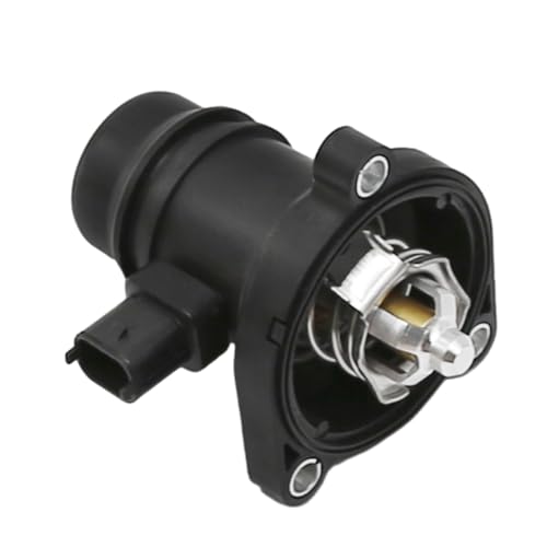 Hoypeyfiy Thermostat with Seal Housing Replacement for Vauxhall Corsa D E Astra J 1.2 1.4 Replaces 55593033 55561629