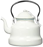 Hervidor IBILI 921310 Tetera Versalles 1 Lt, Acero, Color Blanco, 19 x 16 x 21 cm