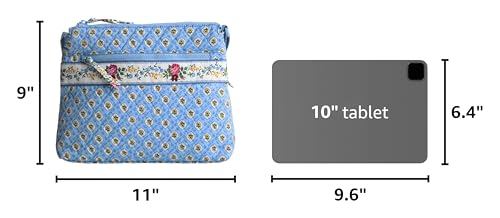 Image of Vera Bradley Women's Premium Cotton Original Zip Hipster Crossbody Bag