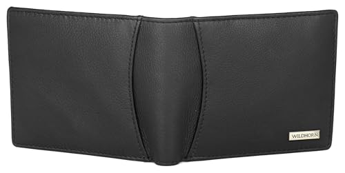 Image of WildHorn Rfid Protected Leather Wallet For Men, Jade Black