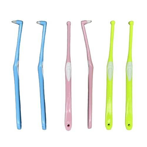 ワンタフトブラシ 柔らかめ 超極細い 歯ブラシ 部分磨き 奥歯用 歯ブラシ 歯ブラシ 小さいヘッド 部分用 歯間磨き 携帯用 歯間用 (7本入)