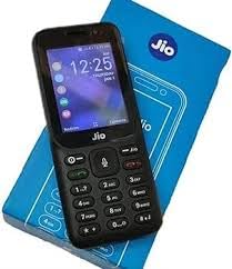Image of Jio Phone F220 Black 2.4 inch Display, 512 MB RAM,4 GB Memory, 1500mAh Battery (Black, Basic Phone)