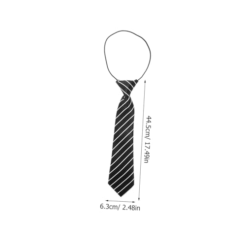 Boys and Girls Adjustable Necktie Colorful Polyester Tie for Boys Suitable for School Uniforms Weddings and Costumes Stylish Neck Strap for Children2