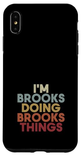 Brooks Name Brooks Personalized Name First Given �X�}�z�P�[�X iPhone XS Max �p