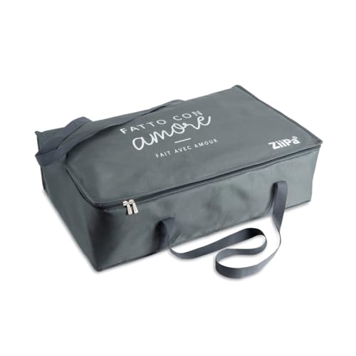 ZiiPa • Ofenabdeckung • Fontana • Schiefer • Schutzhülle • Wasserdicht • Einfacher Verschluss • 64 x 40 x 20,5 cm