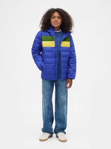 Image of GAP Boys' Logo Lightweight Puffer Jacket