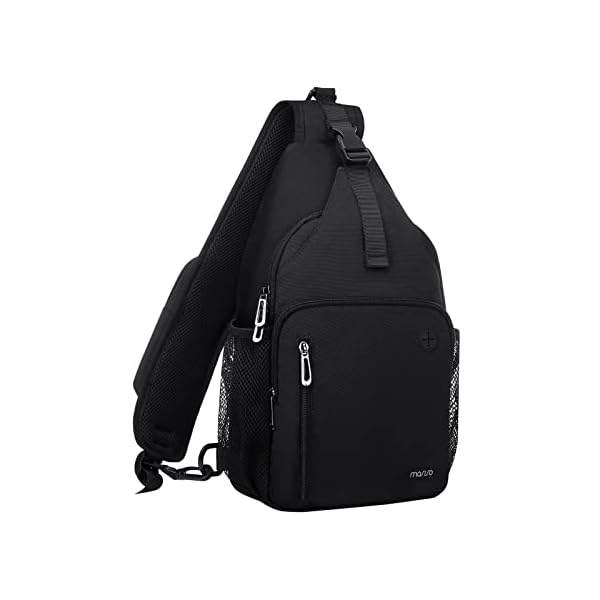 MOSISO Sling Backpack Bag, Crossbody Shoulder Bag Travel Hiking Daypack Chest Bag with Front Square Pocket&USB Charging Port