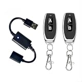 433MHz Wireless RF Telecomando Interruttore con USB DC 5V Alimentazione per Illuminazione LED e Dispositivi Domestici a Bassa Tensione (B)