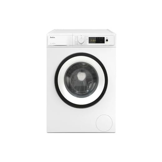 Amica WA 474 072 7 kg Frontalder Waschmaschine, 60 cm breit, 1400U/Min, Aqua Stop, 15 Programme, AutoSensor Mengenautomatik, Schaumerkennung, weiß