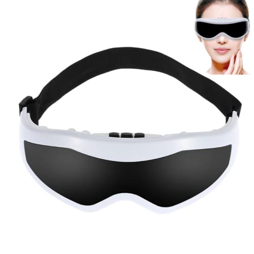 ChuShengQ Masajeador de ojos eléctrico 3D magnético inalámbrico – Masaje de vibraciones – Masajeador de ojos eléctrico – Máscara de alivio de fatiga de frente inteligente masajeador de ojos regalo