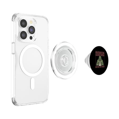 Human Alien Illuminati Conspiracy Theory Shapeshifting OVNI PopSockets PopGrip pour MagSafe – vue 3