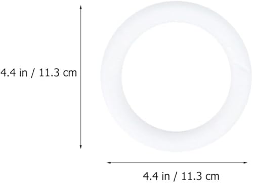 Miniatura 2 de Kisangel 24 piezas de espuma de Navidad para niños, decoración verde, bloques de espuma floral en forma de anillo, suministros de manualidades de