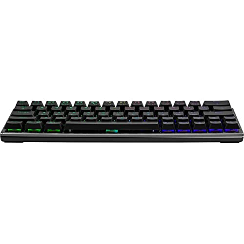 Image of Cooler Master SK620 60% Gunmetal Mechanical Keyboard with Low Profile Brown Switches, New and Improved Keycaps, and Brushed Aluminum Design