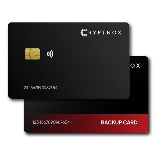 Ultra Secure Crypto Hardware Wallet – Pack OF 2 |Crypto Wallet Cold Storage for Bitcoin, Ethereum, Nfts & More | Biometric Pairing, Encrypted NFC Tap-To-Sign | Bonus FIDO2 Security Key Functionality