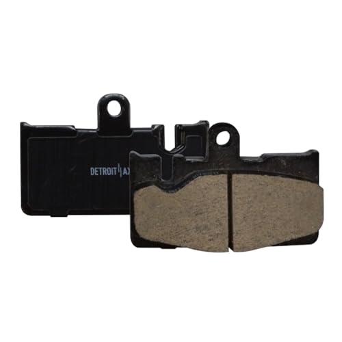 Image of Detroit Axle - Rear Brake Pads for 2001-2006 Lexus LS430 Ceramic Brake Pads w /Hardware 2002 2003 2004 2005 Replacement