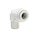 John Guest Speedfit PP481223W 3/8OD by 3/8NPTF Fixed Elbow, 10-Pack