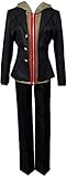 Hannahcos Naegi Makoto Black Uniform Hoodie Jacket Coat Suit Cosplay Costume (Costom Made)