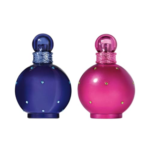 Image of Britney Spears Fantasy Eau de Parfum (100ml) Fruity & Feminine Scent, Luxury Fragrance for Women & Midnight Fantasy Eau de Parfum (100ml) Fruity & Musky Scent, Luxury Fragrance for Women