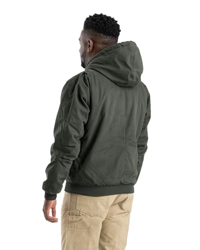 Berne Men's Heartland Washed Duck Hooded Work Jacket2