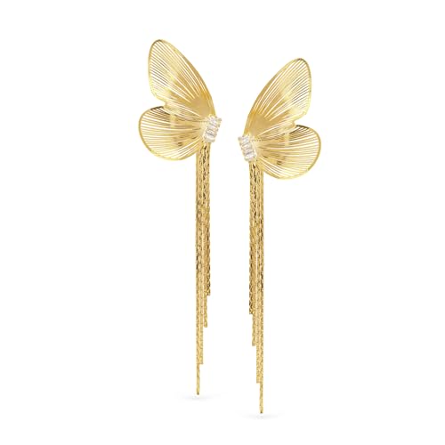 Image of Rubans Statement Drop & Dangle Earrings Stylish Trendy Jewellery Gift for Women & Girls