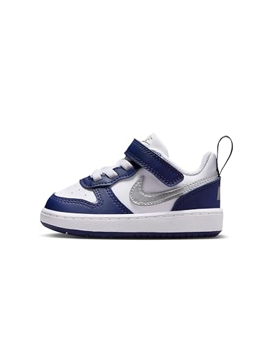 Image of Nike Unisex Kids' Court Borough Low Recraft Shoes - Boys Girls Todders & Baby Sneakers