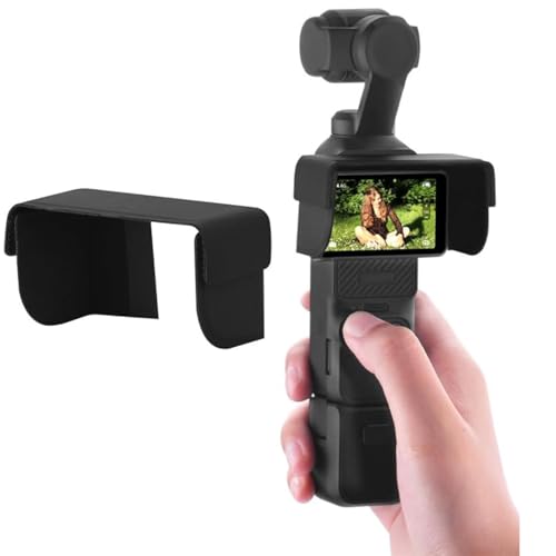Osmo Pocket 3 Sun Hood, Camera Screen Hood for DJI Osmo Pocket 3, Black, USB-C Connector