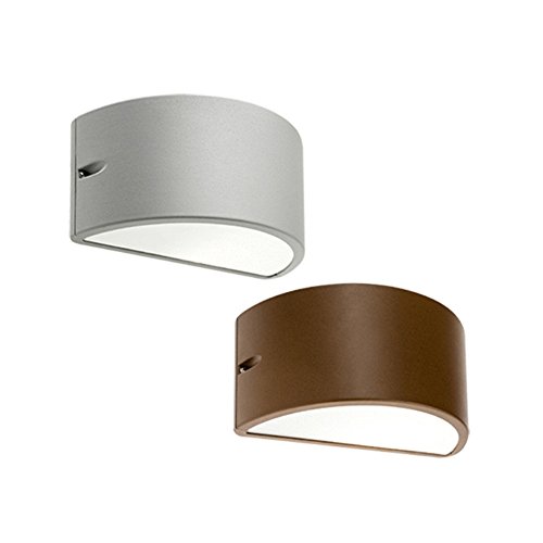 Sovil Wandlamp halve maan gesloten ombe aluminium