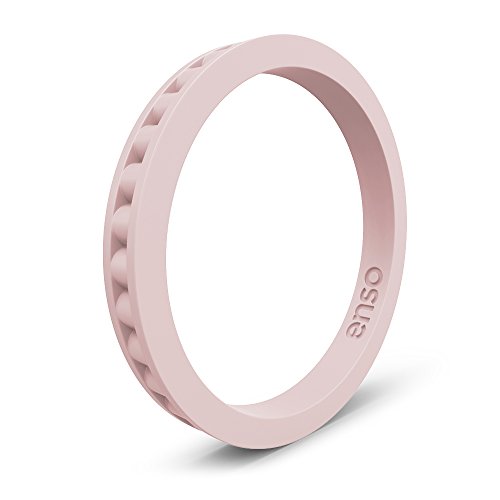 Enso Rings Column Silicone Ring Pink Sand Size: 3