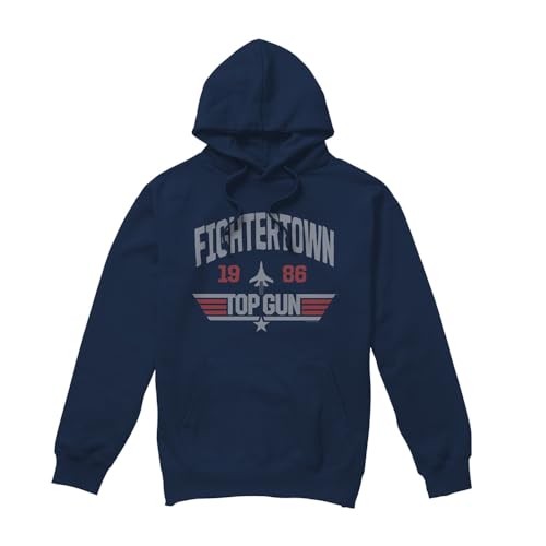 Sweatshirt à Capuche Mixte Top Gun Navy Doux et Résistant - 4