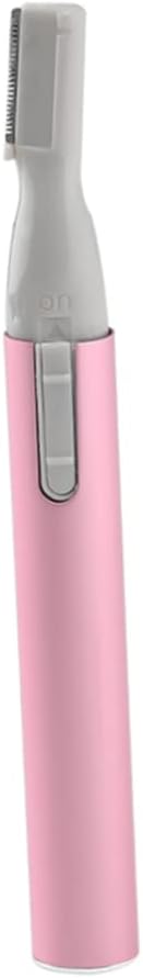 Gatuida Electric Eyebrow Trimmer Razor for Women Painless Hair Remover LED Light Portable Pink Eyebrow Hair Trimmer for Facial Grooming