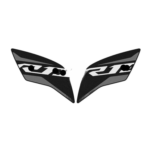 Caoutchouc réservoir moto de protection haut de gamme pour YZF R1M kit autocollant latéral noir