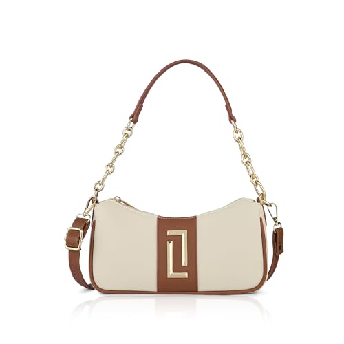 Image of Lavie Luxe Women's Monica Small Colourblock Hobo Handbag for Women | Hobo Handbag for Women For Work | Ladies purse | Stylish Shoulder Bag | Ladies Gift