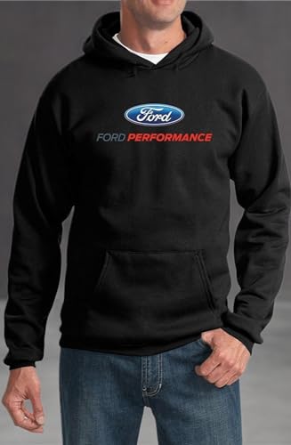Lucky Ride Ford Performance Racing Hooded Sweatshirt Pullover Ford Motor power Men's Hoodie - Image 4
